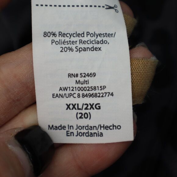 Athletics Works Shorts Womens XXL Gray Cheetah Print Compression Pull On Bottoms - Picture 3 of 16